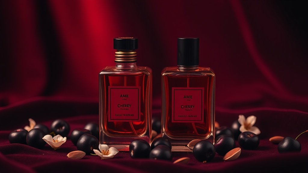 Lost Cherry dupes lined up next to the original Tom Ford bottle