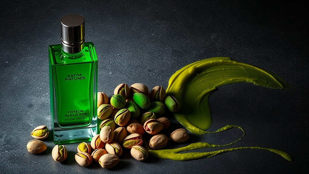 Artistic niche pistachio perfume