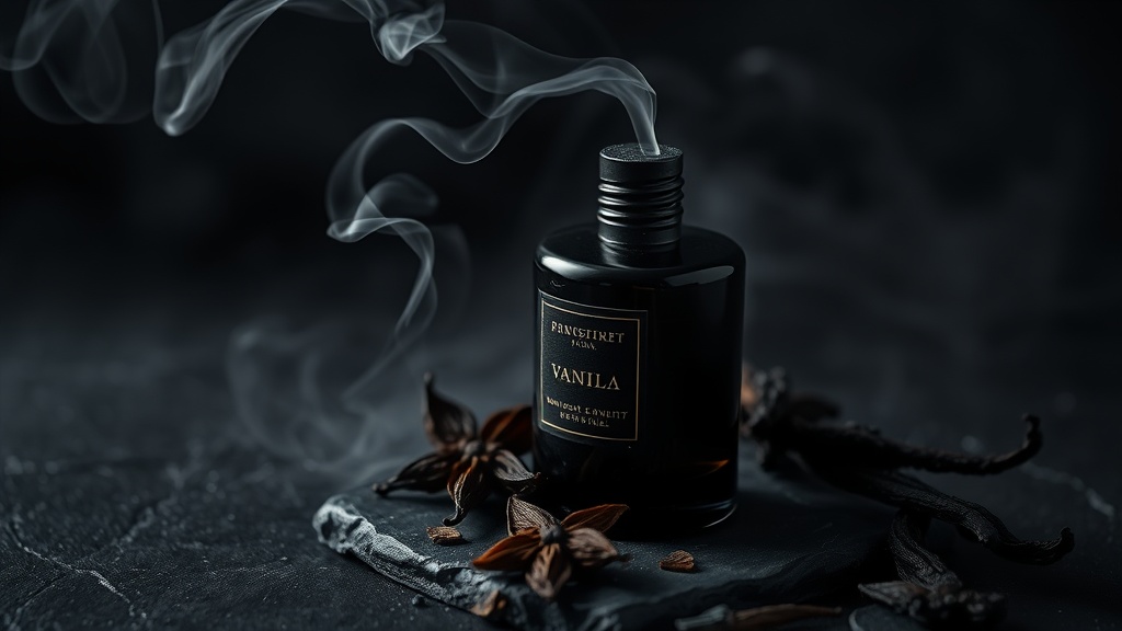 Dark and smoky vanilla aesthetic